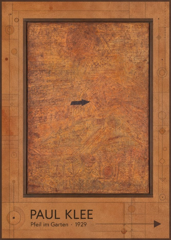 Paul Klee Pfeil Im Garten No1 - Poszter