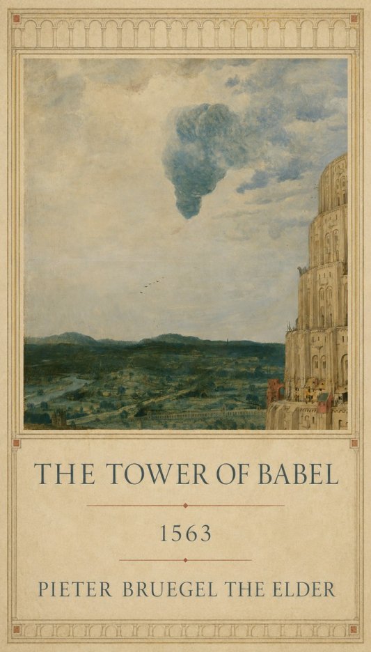 Pieter Bruegel The Tower of Babel VIII No1 - Poszter