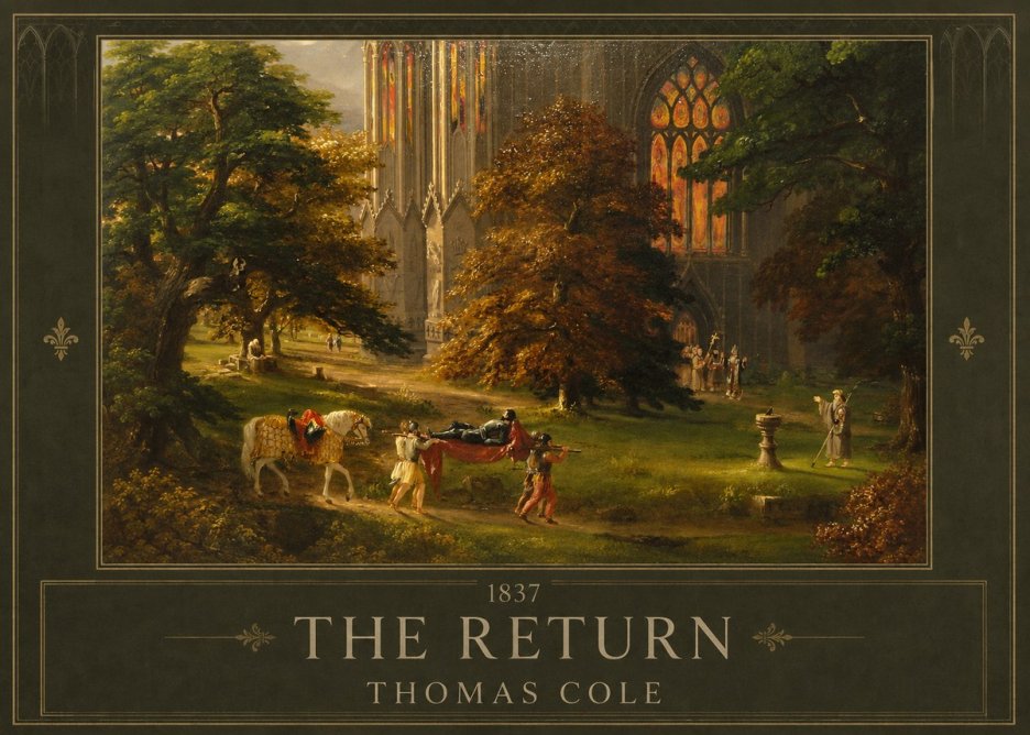 Thomas Cole The Return II No1 - Poszter