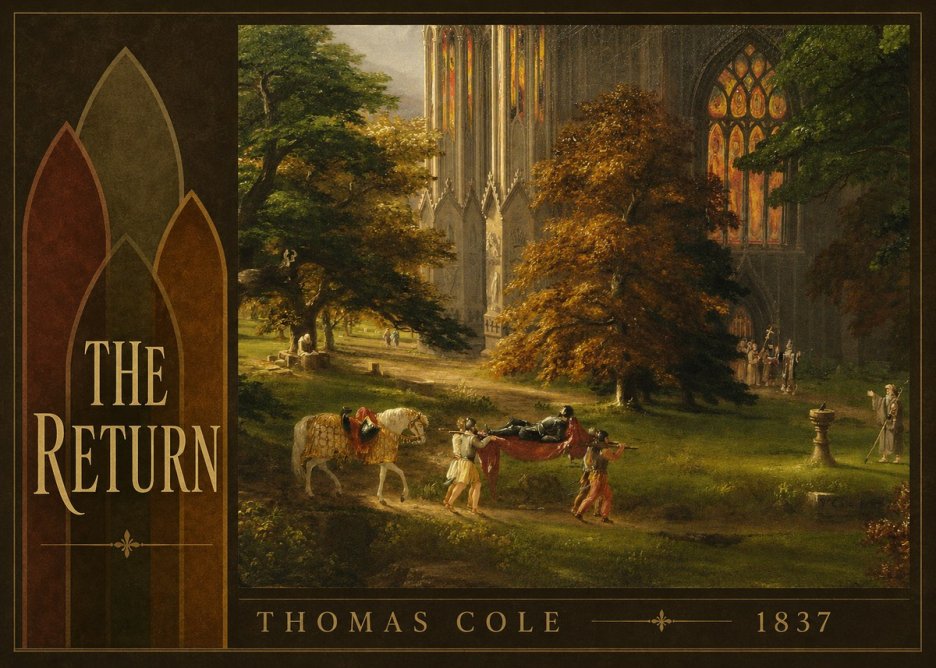 Thomas Cole The Return II No4 - Poszter