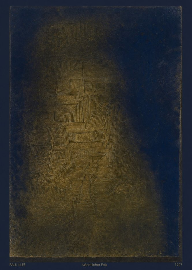Paul Klee Nächtlicher Fels No6 - Poszter