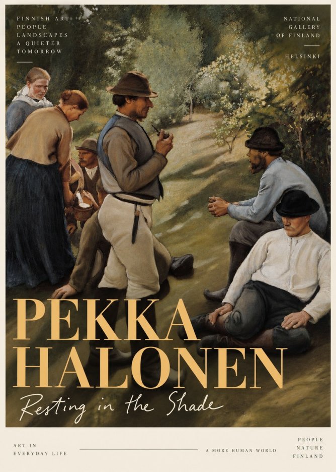 Pekka Halonen Resting in the Shade No5 - Poszter