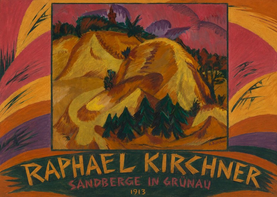 Raphael Kirchner Sandberge in Grünau No2 - Poszter