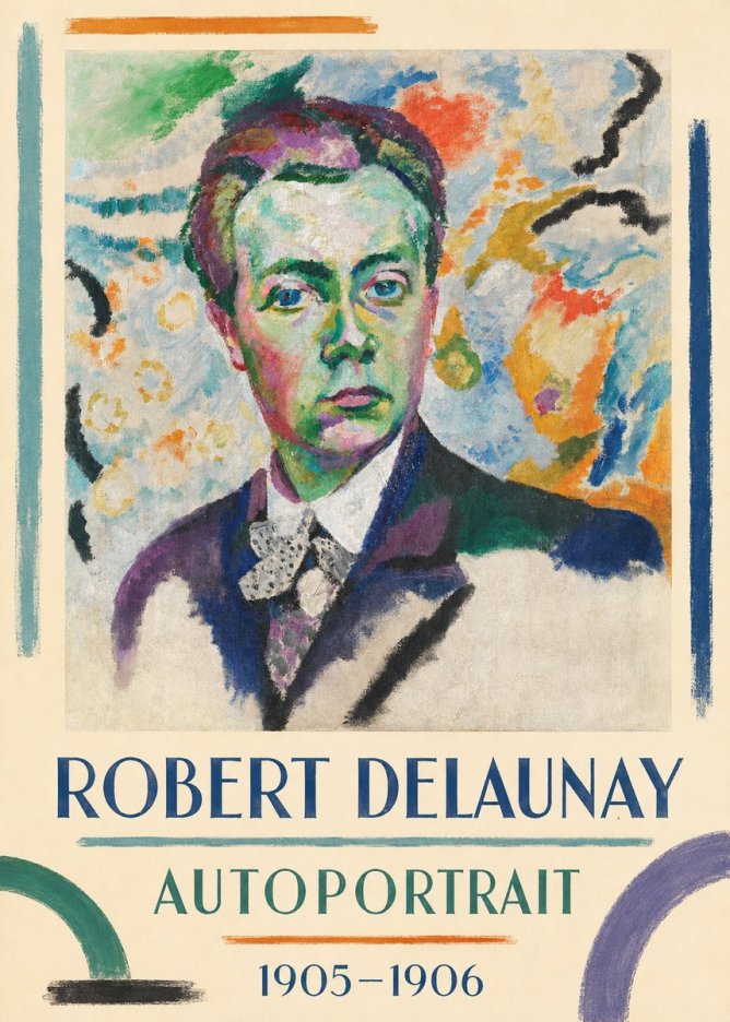 Robert Delaunay Autoportrait No1 - Poszter