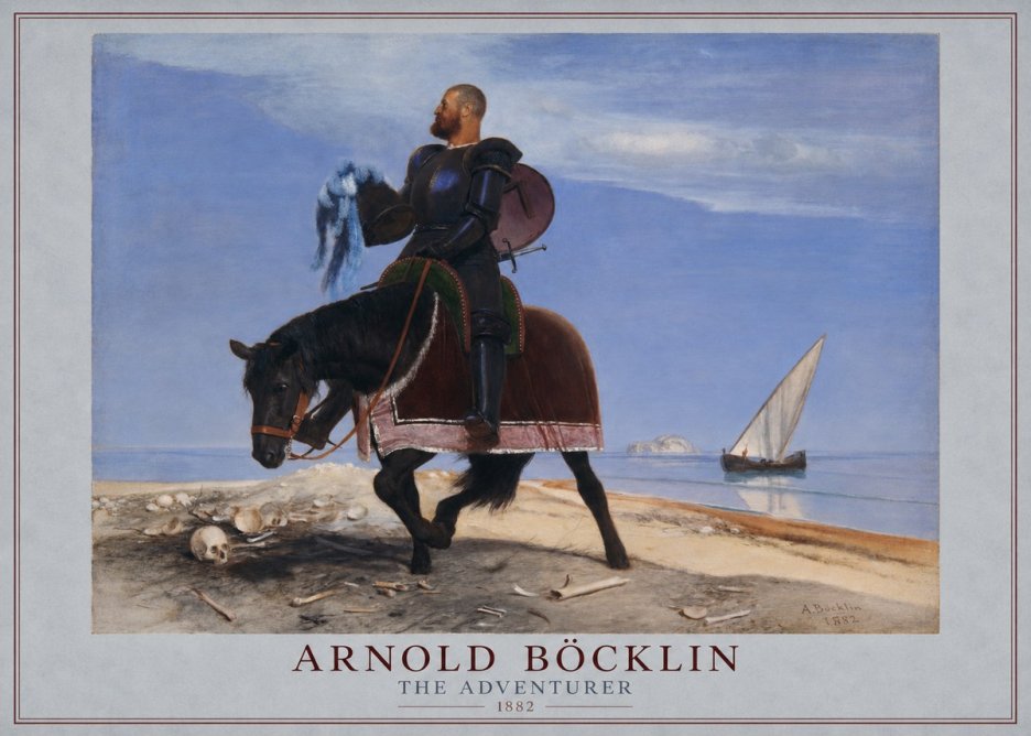 Arnold Böcklin The Adventurer No1 - Poszter