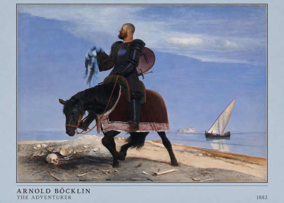Arnold Böcklin The Adventurer No4 - Poszter