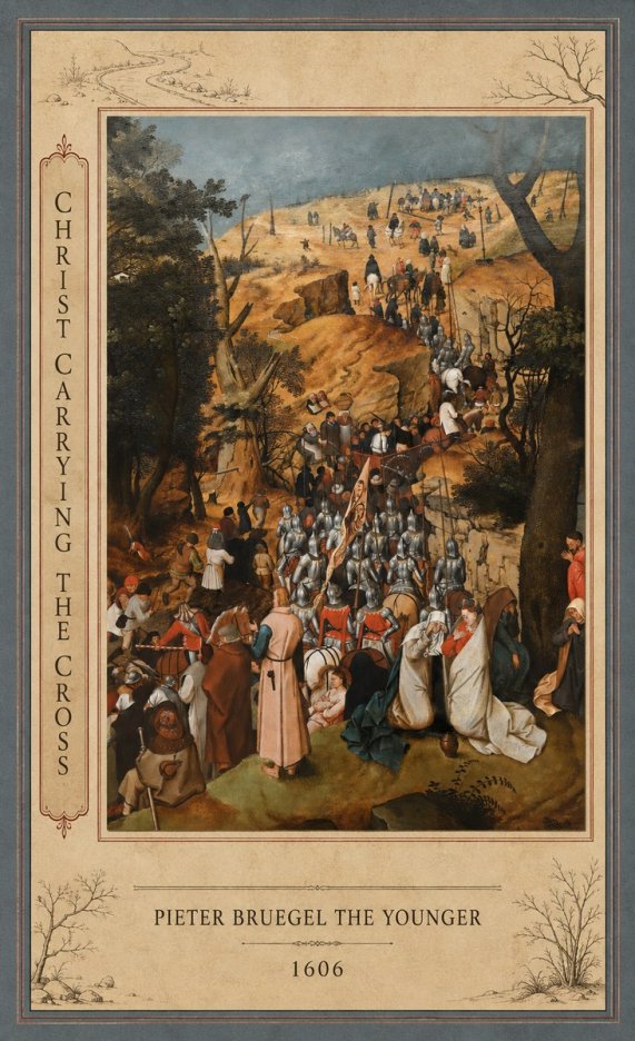 Pieter Bruegel Christ Carrying the Cross I No3 - Poszter