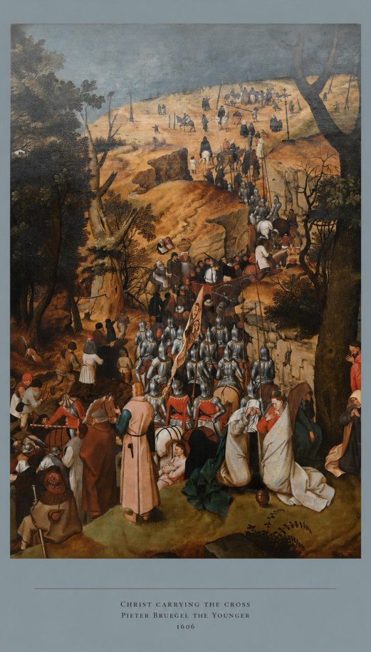Pieter Bruegel Christ Carrying the Cross I No4 - Poszter