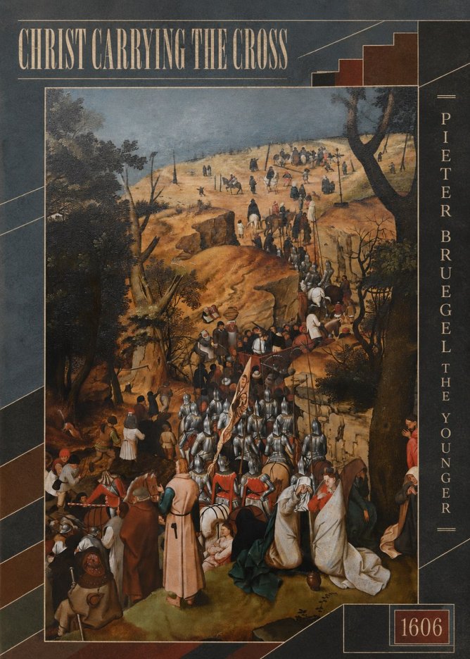 Pieter Bruegel Christ Carrying the Cross I No6 - Poszter