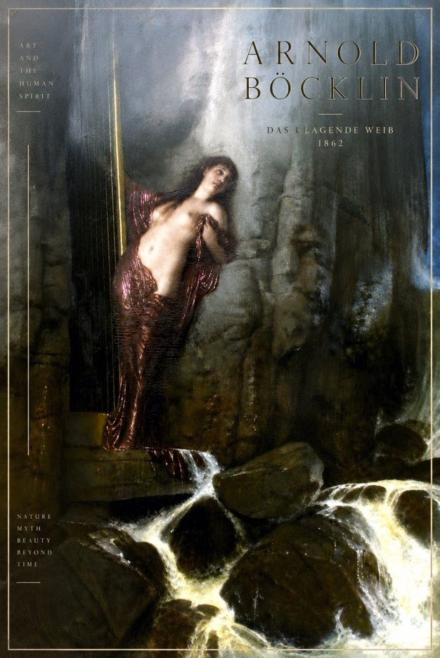 Arnold Böcklin Das Klagende Weib No6 - Poszter