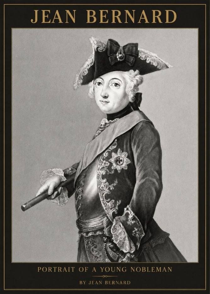 Jean Bernard Portrait of a Young Nobleman No1 - Poszter