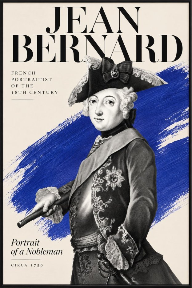 Jean Bernard Portrait of a Young Nobleman No6 - Poszter
