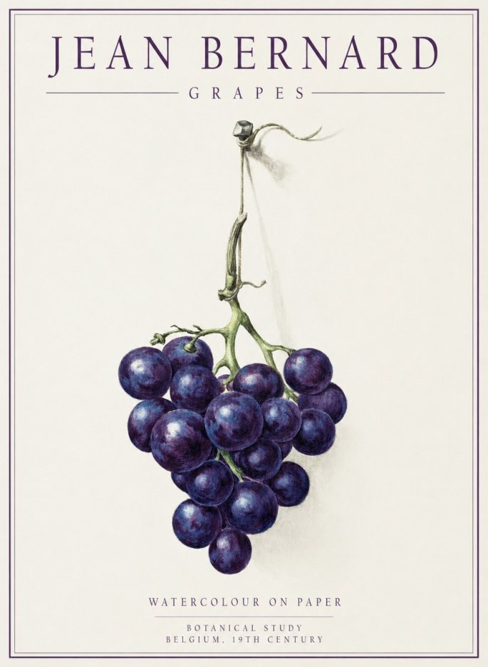 Jean Bernard Grapes No1 - Poszter