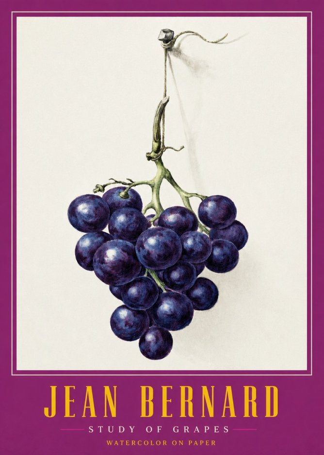 Jean Bernard Grapes No3 - Poszter