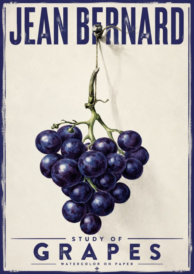 Jean Bernard Grapes No4 - Poszter