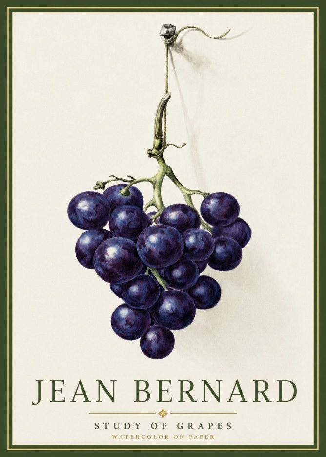 Jean Bernard Grapes No5 - Poszter
