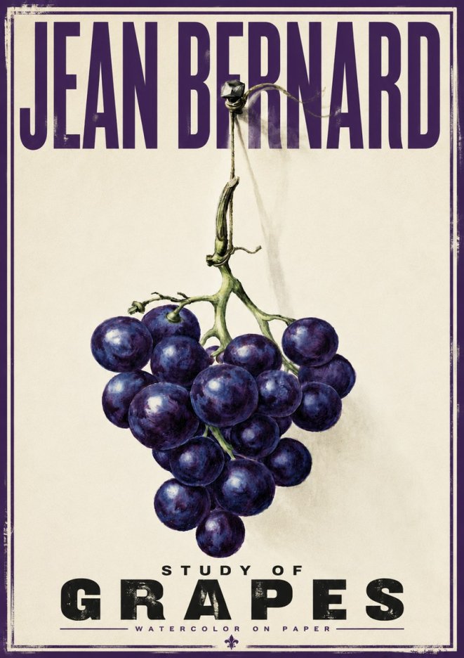 Jean Bernard Grapes No6 - Poszter