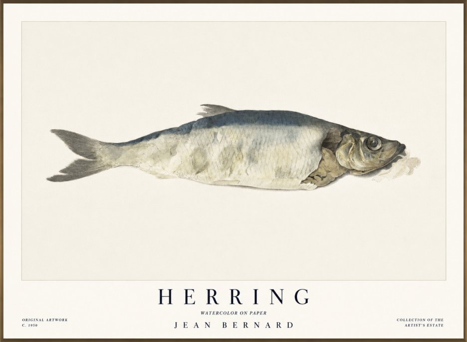 Jean Bernard Herring No1 - Poszter