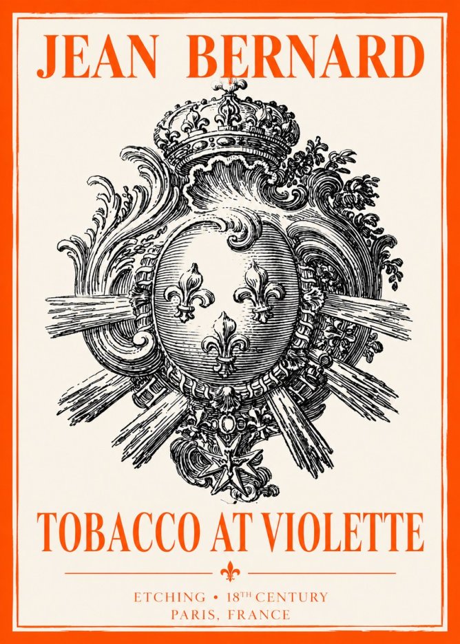 Jean Bernard Tobacco at Violette No2 - Poszter