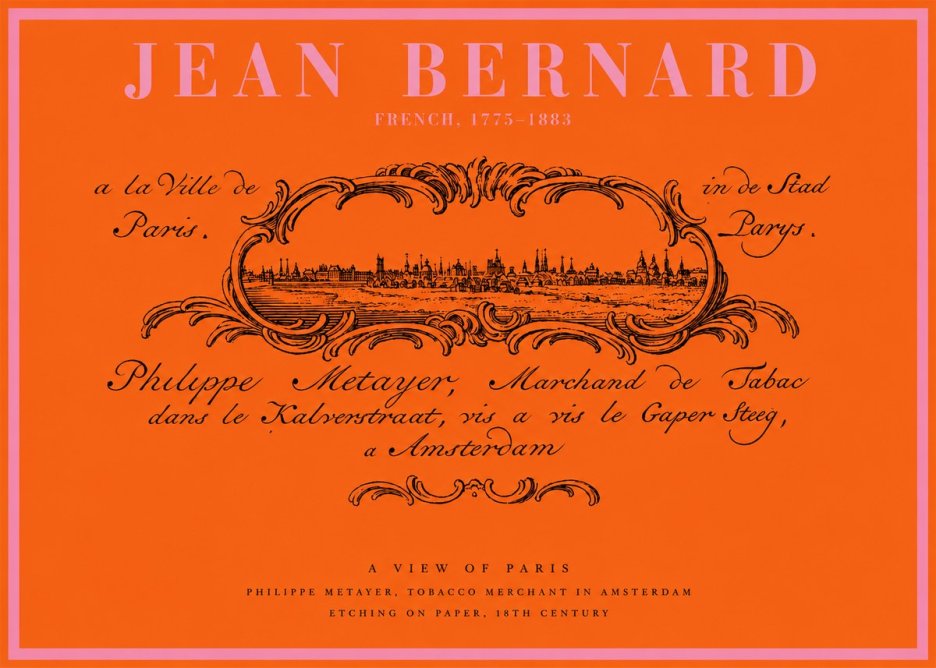 Jean Bernard A View of Paris No2 - Poszter