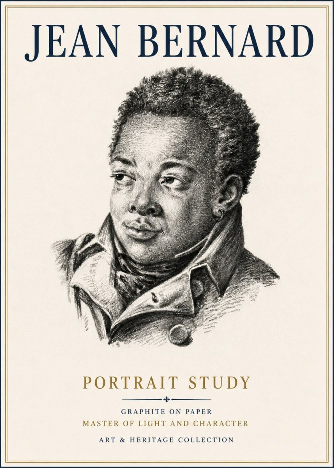 Jean Bernard Portrait Study V No6 - Poszter