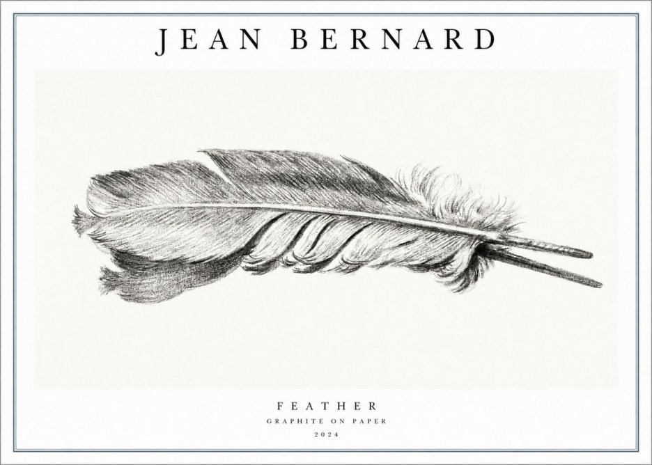 Jean Bernard Feather No1 - Poszter