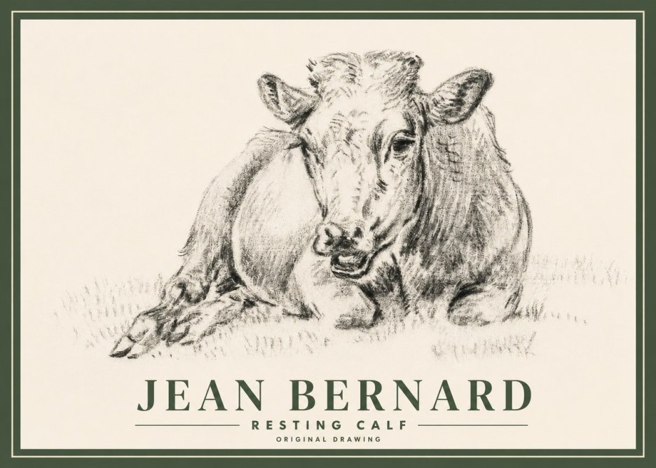 Jean Bernard Resting Calf II No3 - Poszter