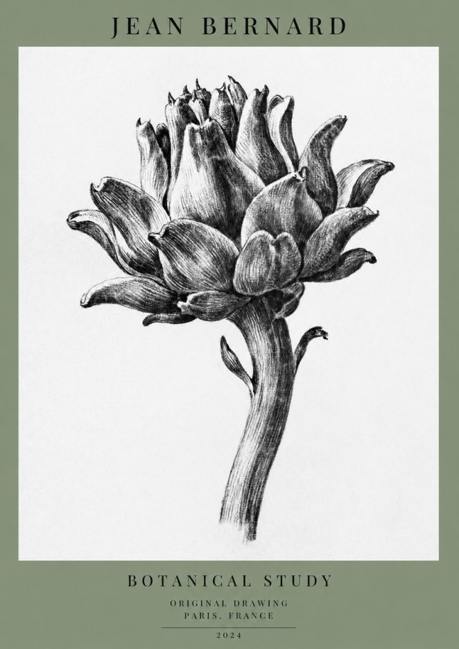 Jean Bernard Botanical Study No1 - Poszter