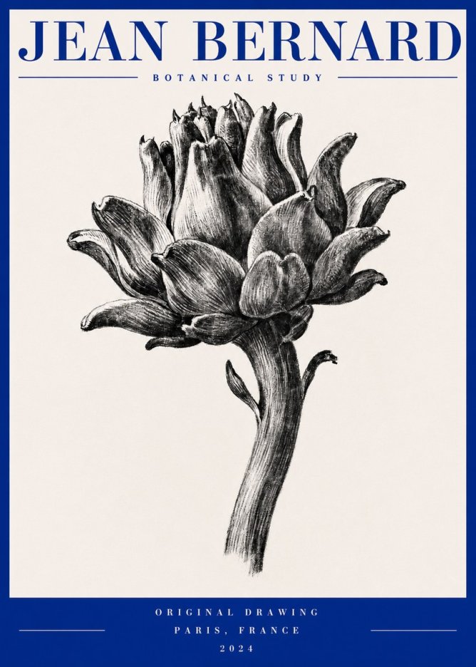 Jean Bernard Botanical Study No2 - Poszter