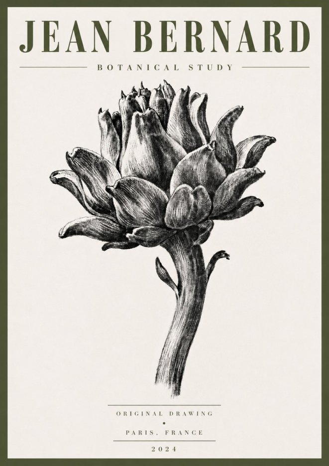 Jean Bernard Botanical Study No5 - Poszter