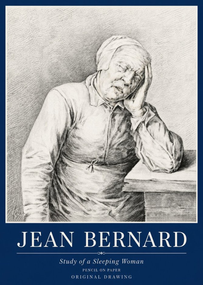 Jean Bernard Resting No6 - Poszter
