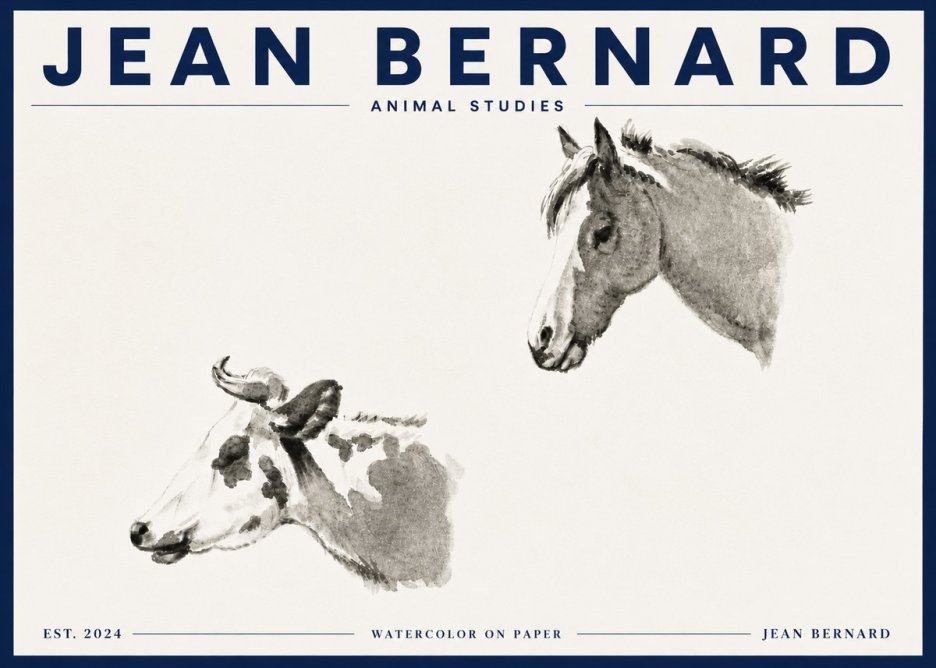 Jean Bernard Animal Studies No5 - Poszter