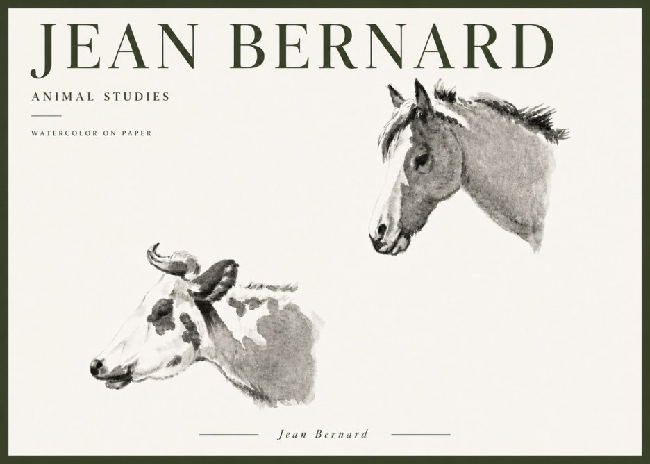Jean Bernard Animal Studies No6 - Poszter