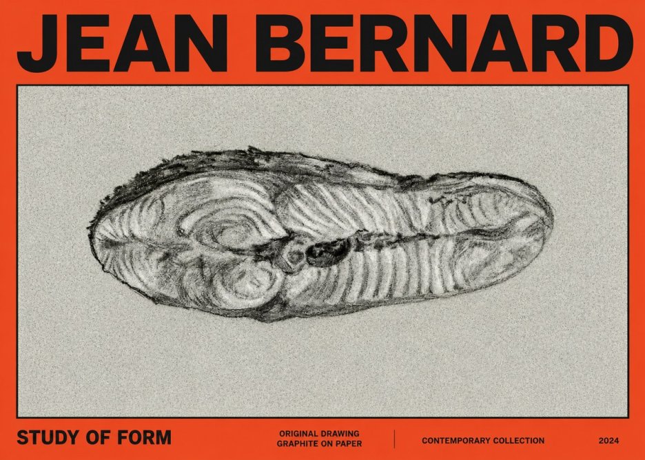 Jean Bernard Study of Form I No2 - Poszter