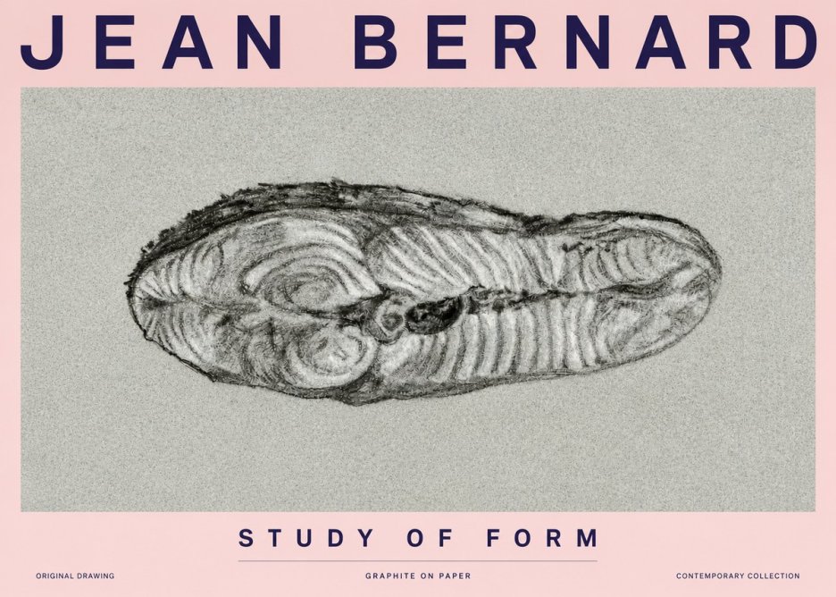 Jean Bernard Study of Form I No3 - Poszter