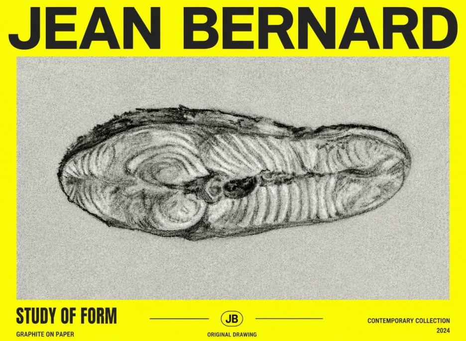 Jean Bernard Study of Form I No4 - Poszter