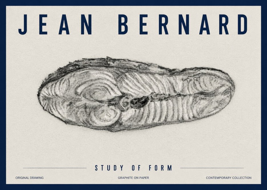 Jean Bernard Study of Form I No5 - Poszter