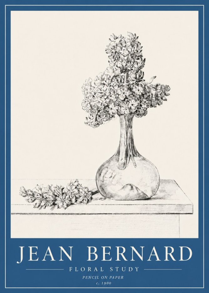 Jean Bernard Spring Blossoms No6 - Poszter