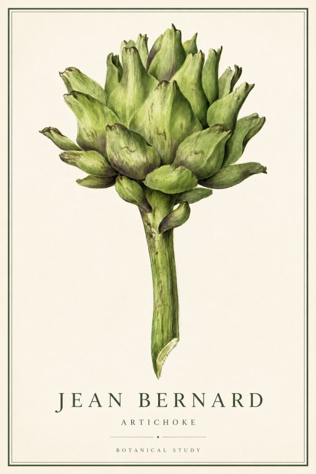 Jean Bernard Green Artichoke No3 - Poszter