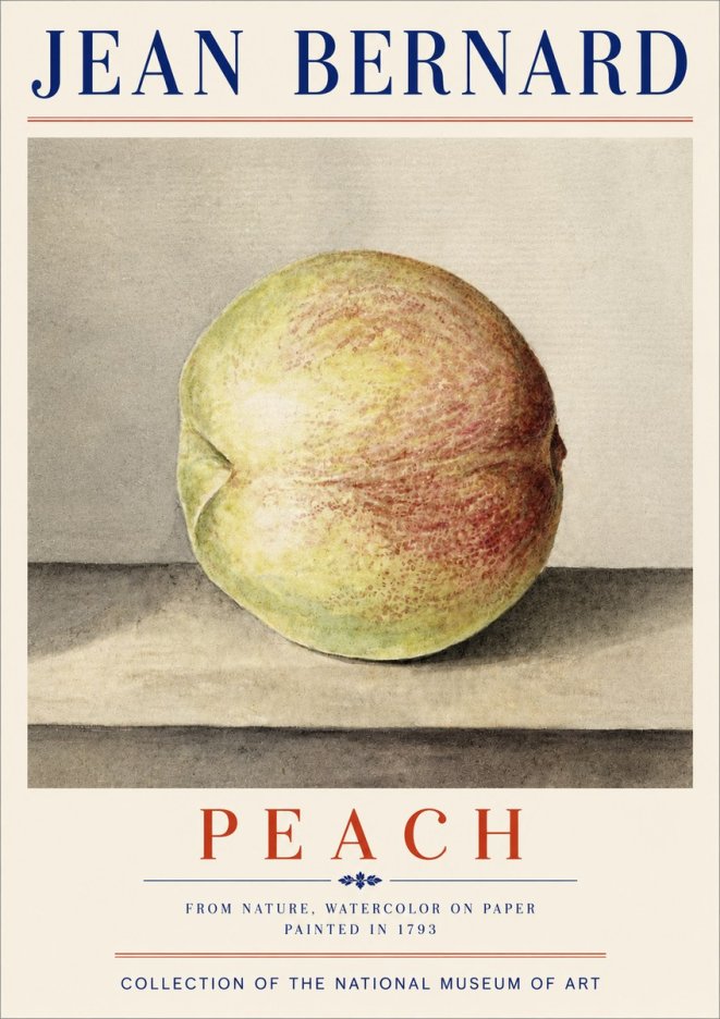 Jean Bernard Peach No4 - Poszter
