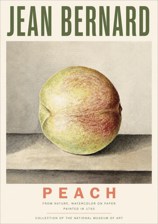 Jean Bernard Peach No5 - Poszter