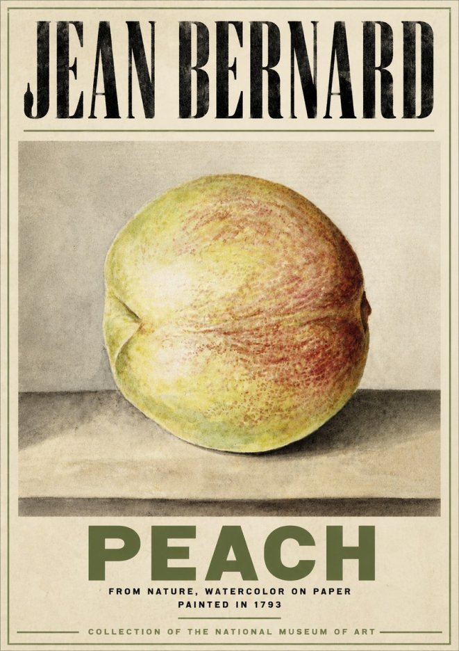 Jean Bernard Peach No6 - Poszter