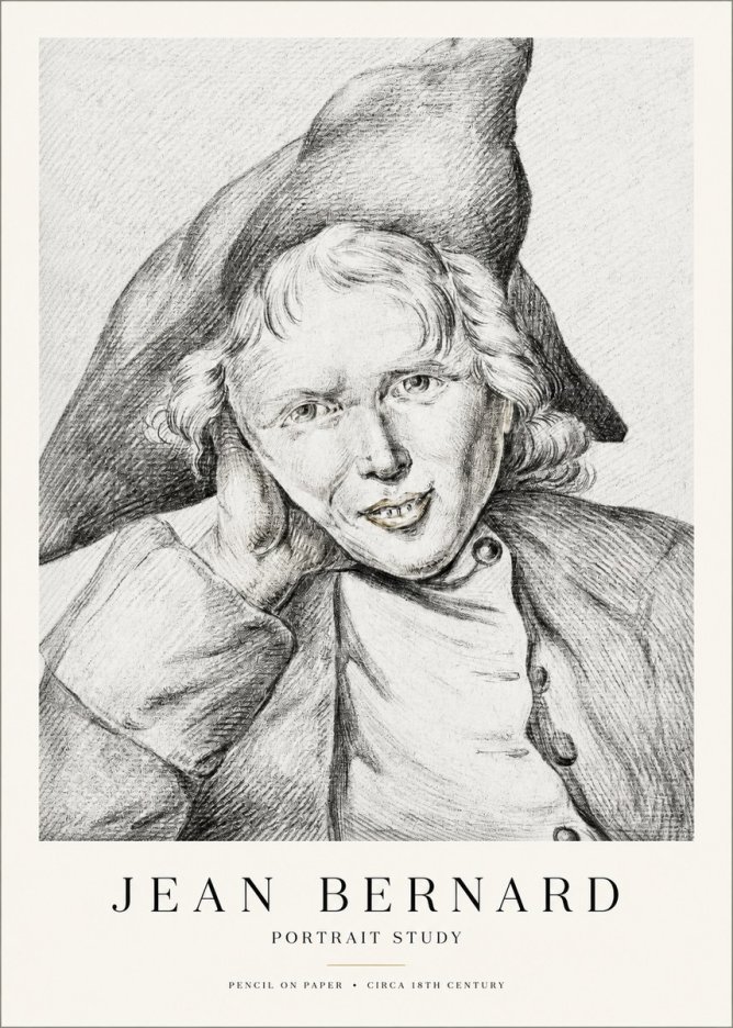 Jean Bernard Portrait Study VII No1 - Poszter