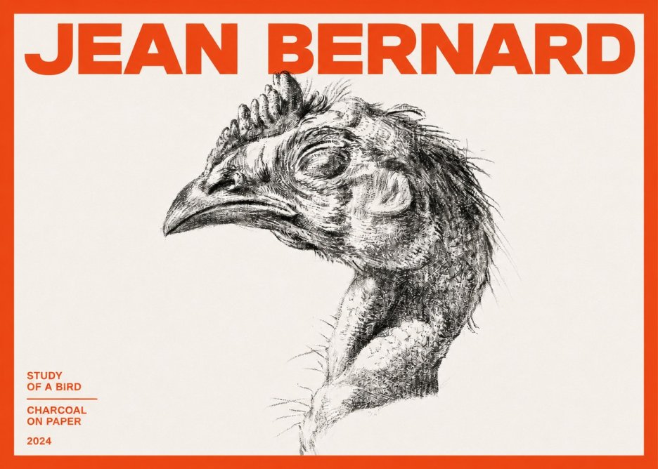 Jean Bernard Study of Form II No4 - Poszter