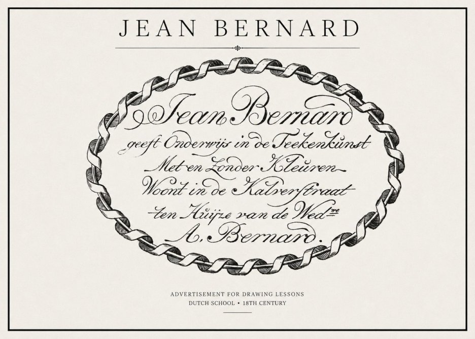 Jean Bernard Jean Bernard - Teacher of the Art of Drawing No2 - Poszter