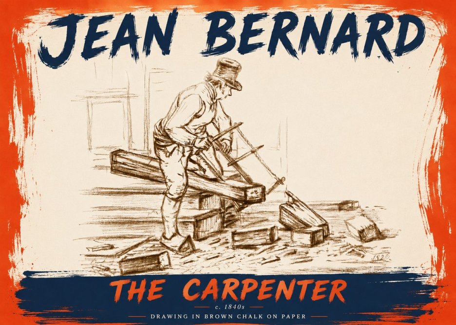 Jean Bernard The Carpenter No6 - Poszter