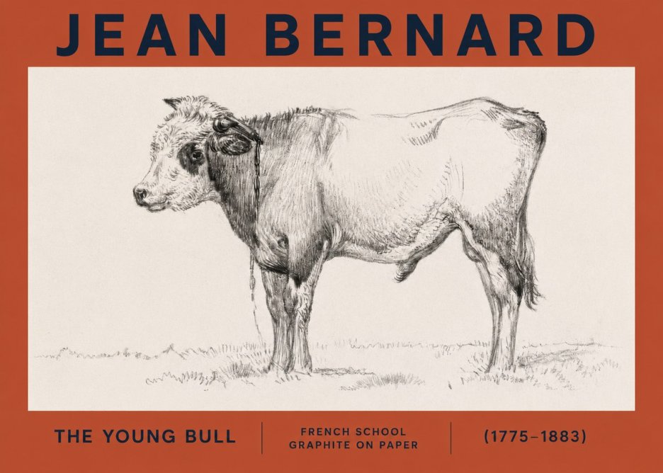 Jean Bernard The Young Bull No2 - Poszter