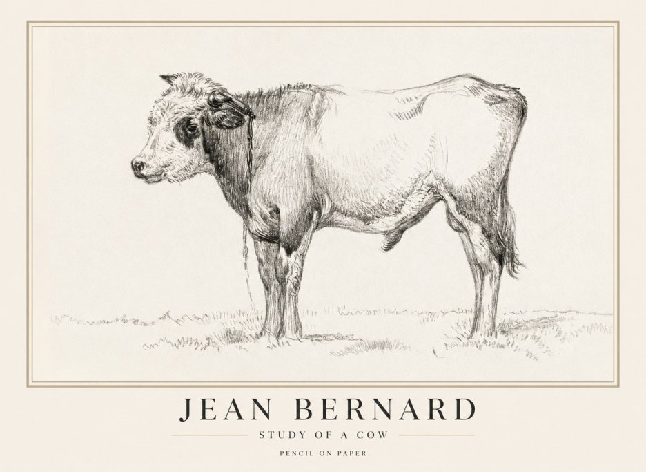 Jean Bernard The Young Bull No5 - Poszter