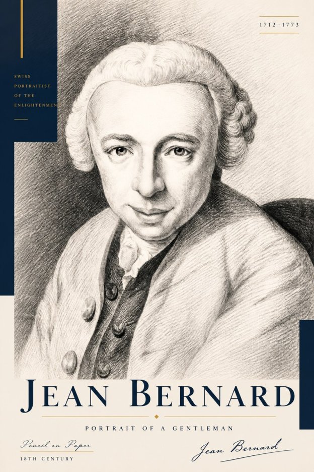 Jean Bernard Portrait of a Gentleman I No3 - Poszter