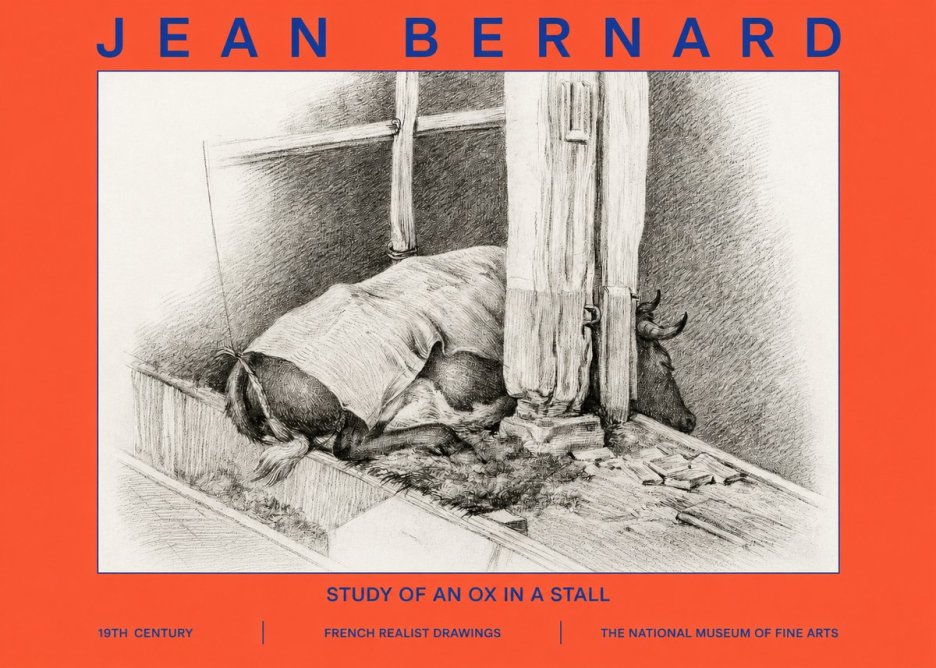 Jean Bernard The Resting Ox No6 - Poszter